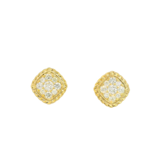 Melina Diamond Pave Studs