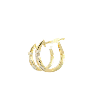 Lina Diamond Hoops