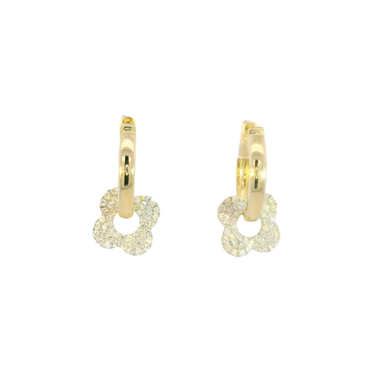 Quella Diamond Hoops