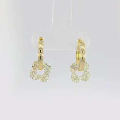 Quella Diamond Hoops