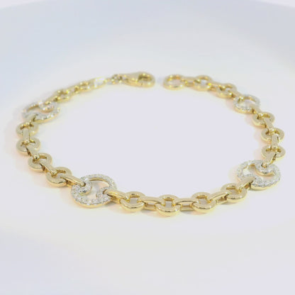 Sigil Diamond Link Bracelet