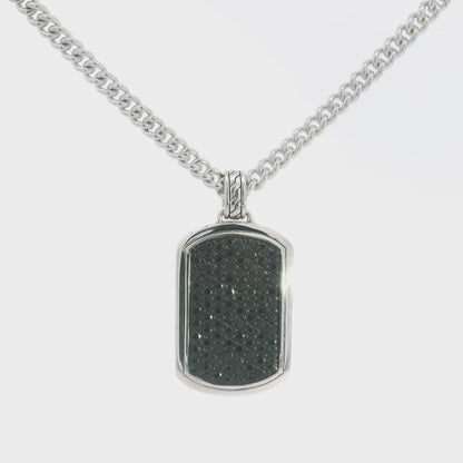 Morrison Sapphire Tag Necklace