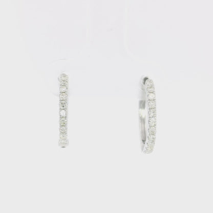 Essential 1/4 Carat Diamond Huggies