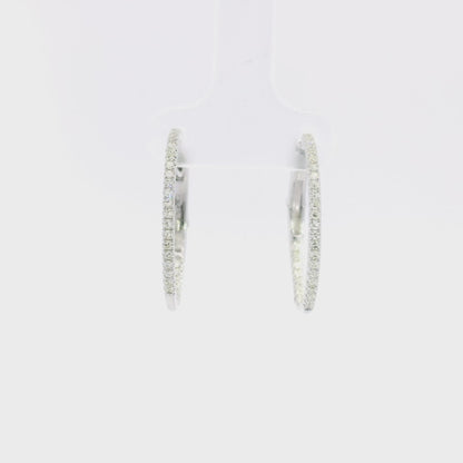Essential Inside-Out 2/5 Carat Diamond Hoops