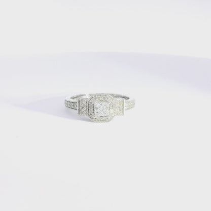 Bette Deco Engagement Ring